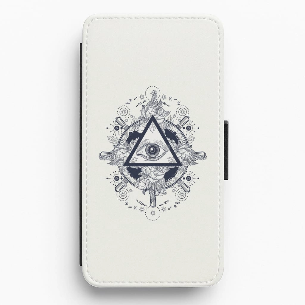 Scratchproof Surface Soft Protection Illuminati Flip / Wallet Phone Case
