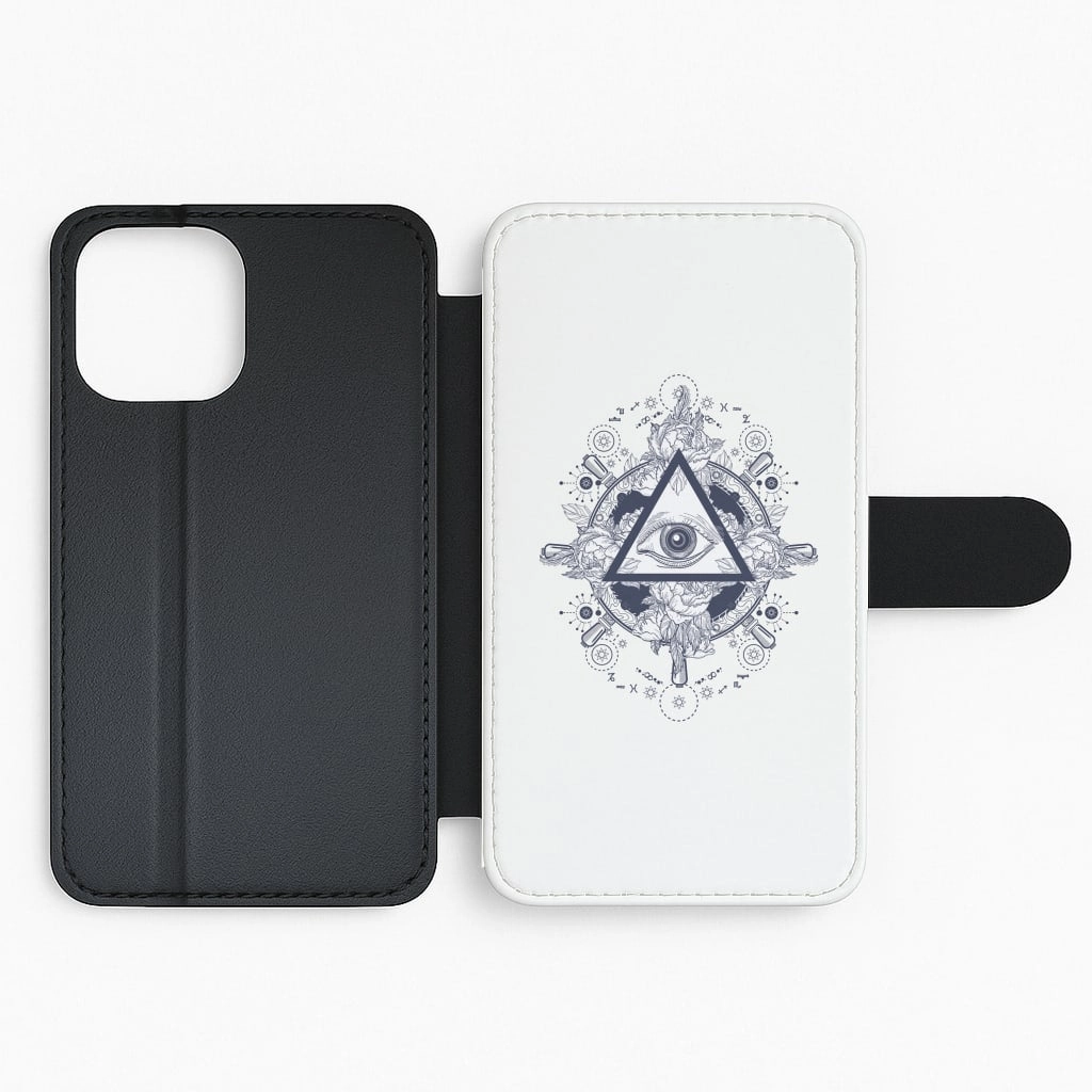 Illuminati Flip / Wallet Phone Case Smooth Look