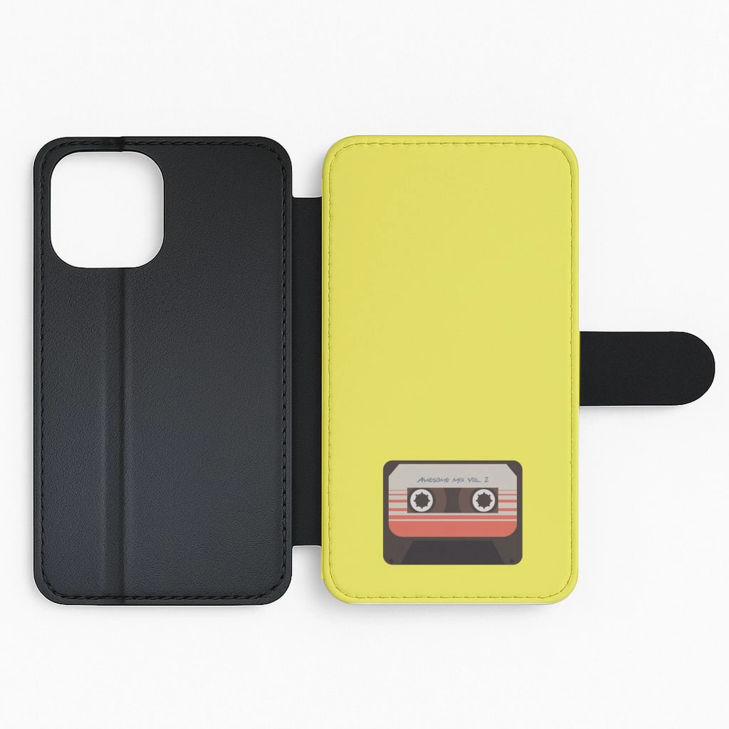 Awesome Mix Vol 2 - GOTG Flip / Wallet Phone Case Minimal Edge
