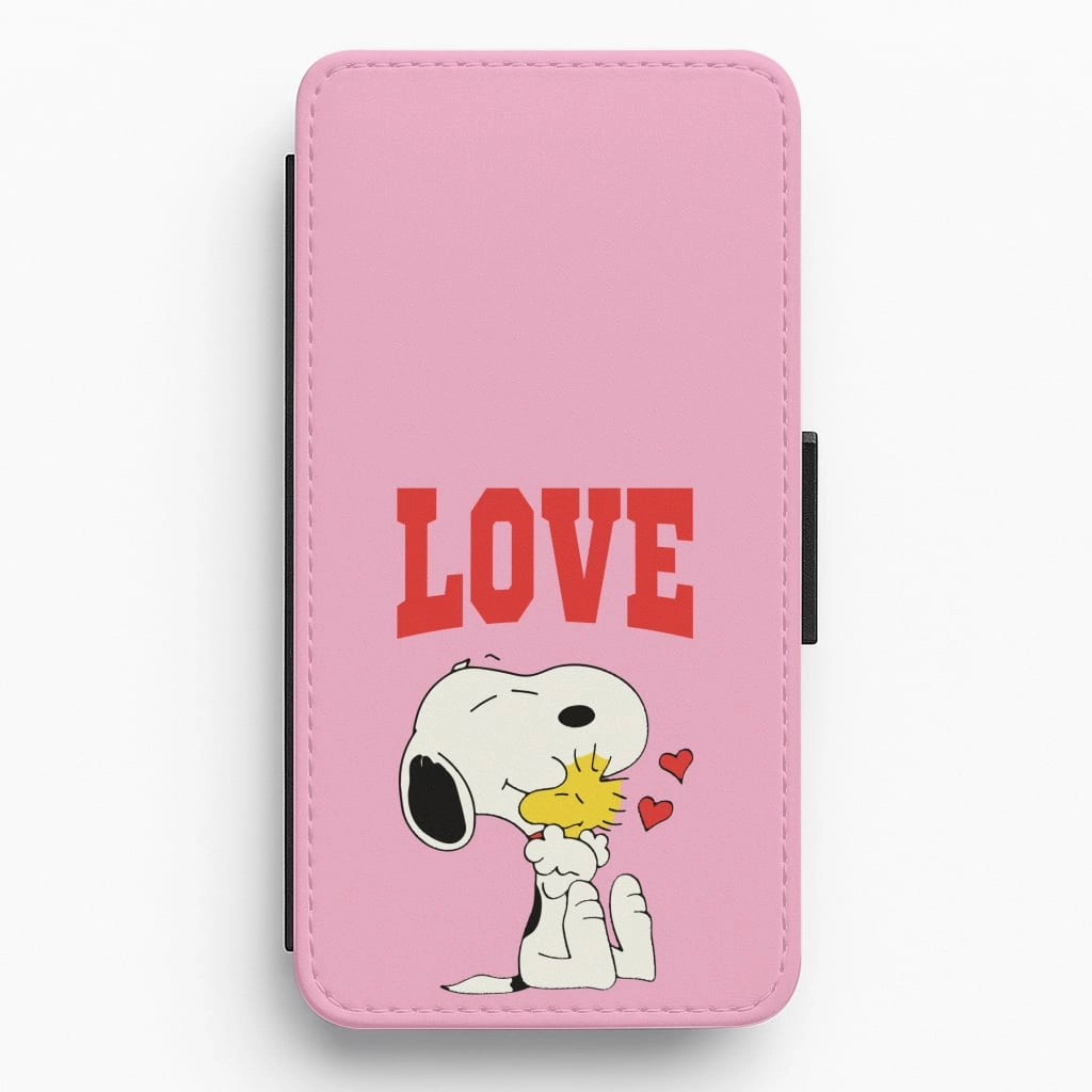 Love Cartoon Beagle  Flip / Wallet Phone Case Modern feature Protective Design