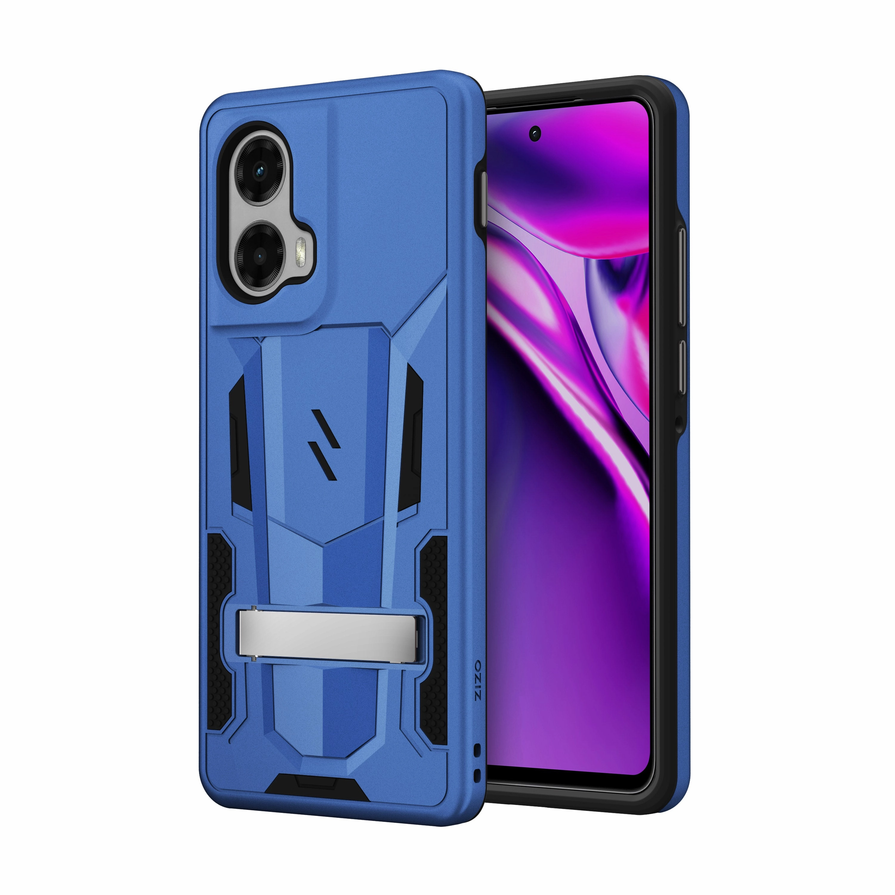 ZIZO TRANSFORM Series moto edge 5G (2024) Case - Blue Camera Protection