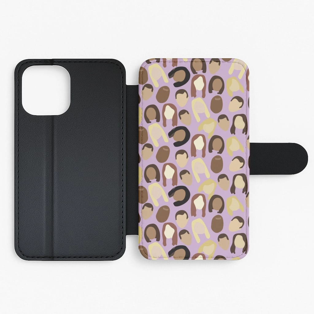 Smooth Feel Surface Cast Collage - Grey's Anatomy Flip / Wallet Phone Case