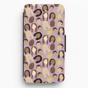 Cast Collage - Grey's Anatomy Flip / Wallet Phone Case Glossy surface Travel Companion