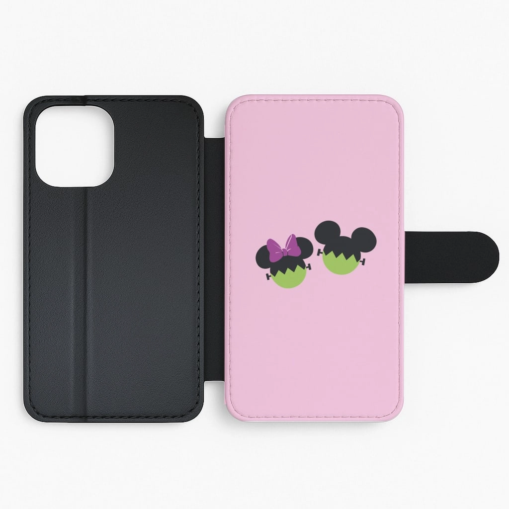 Refined Form Handy Use Frankenstein Mice Halloween Flip / Wallet Phone Case