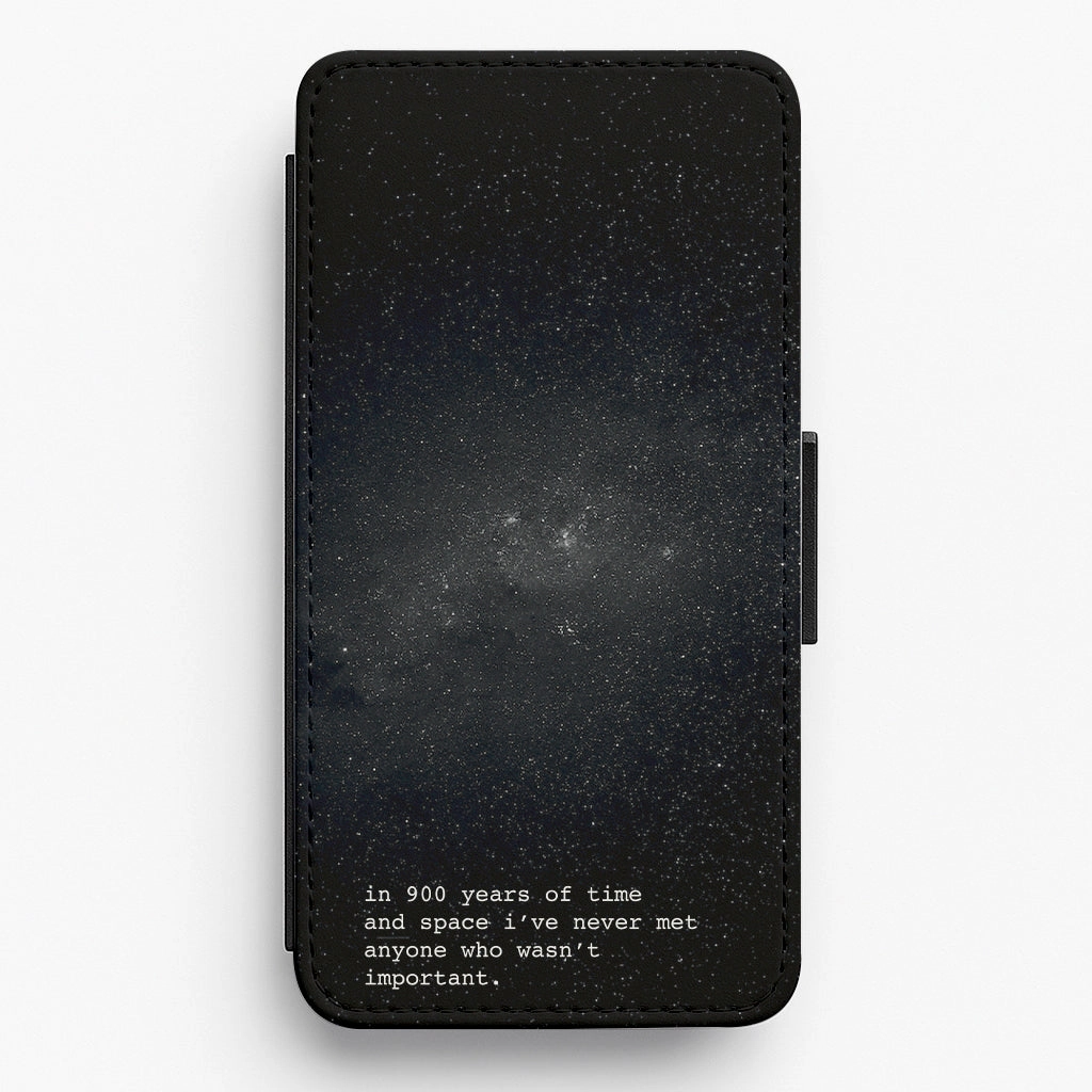 Artistic Print Smooth Fit In 900 Years Flip / Wallet Phone Case