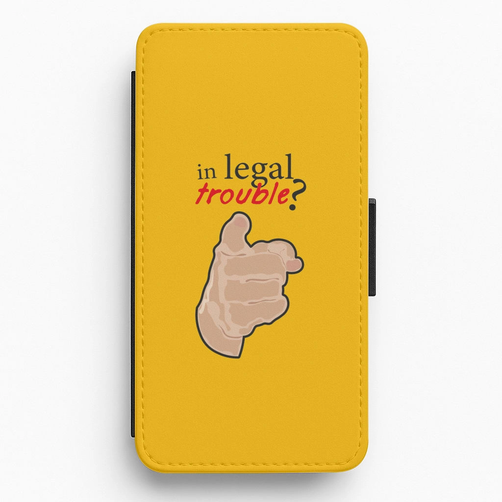 In Legal Trouble? - Better Call Saul Flip / Wallet Phone Case Classic Style Sleek Build