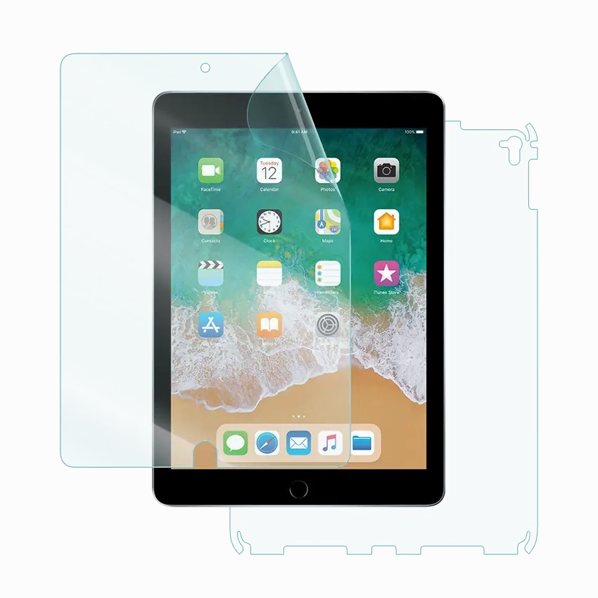 Water Resistant Film edge reinforced protector iPad 9.7 inch 5th Gen Screen Protector