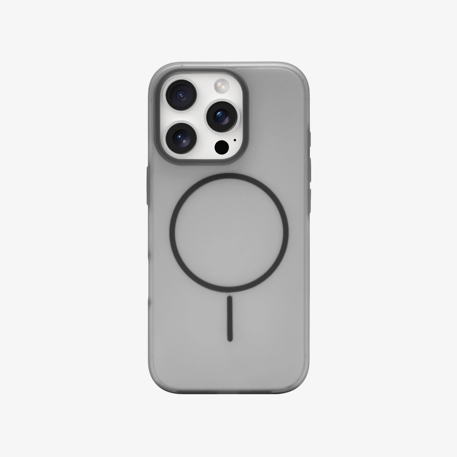 iPhone 15 Pro Max Cloud Silicone Case with MagSafe Matte Look Gloss Surface