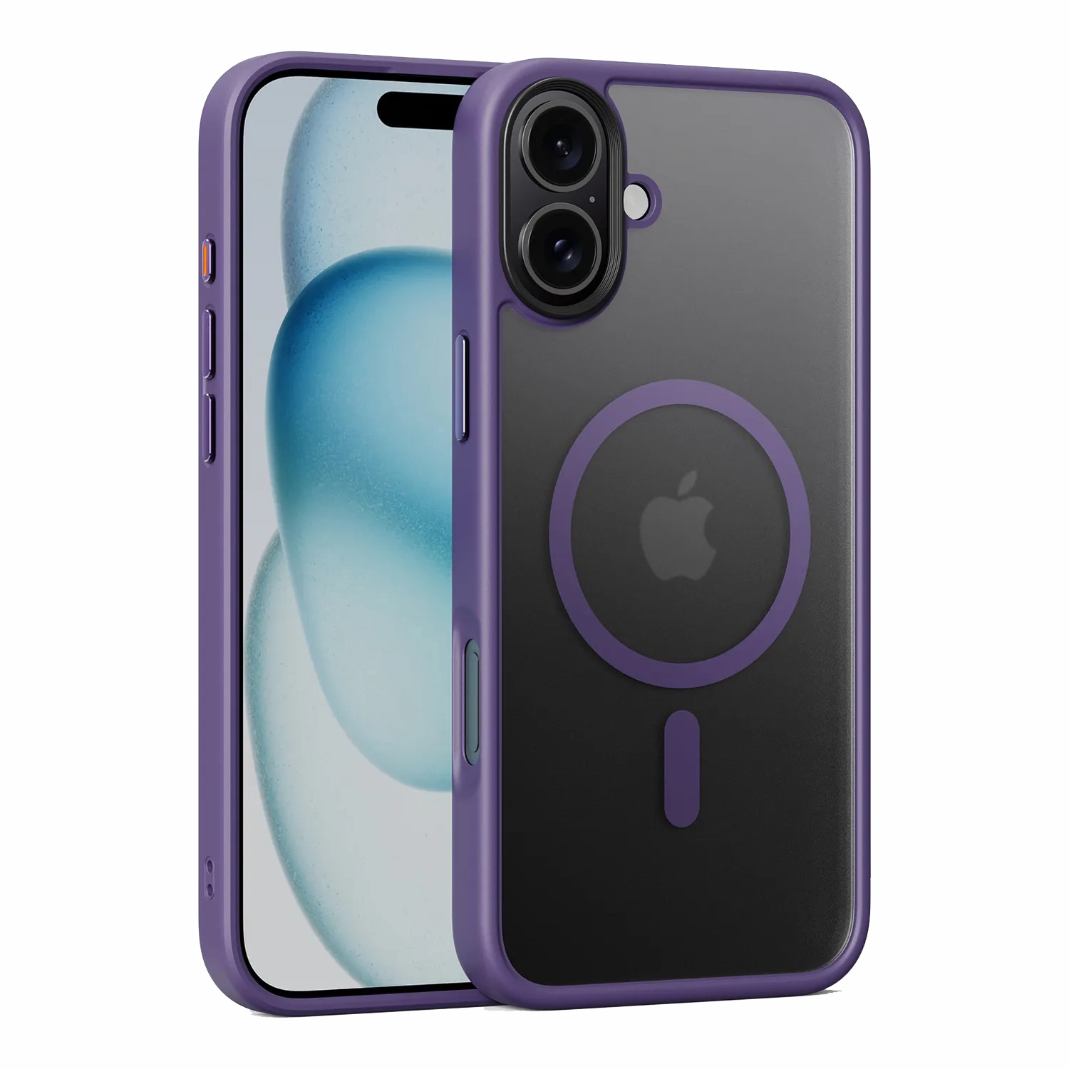 iPhone 16 Bumper Case with MagSafe Polished Finish Texture Light Form