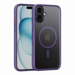 iPhone 16 Bumper Case with MagSafe Polished Finish Texture Light Form