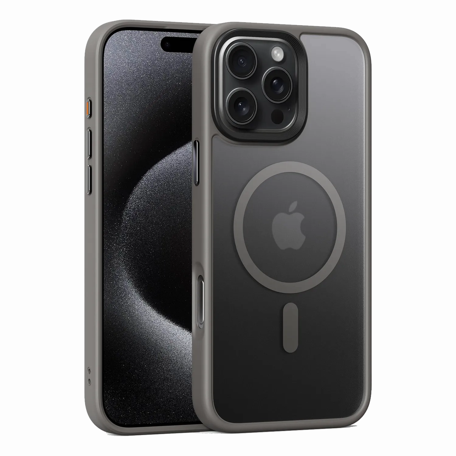 Comfort Style Smooth Finish Touch iPhone 16 Pro Bumper Case with MagSafe