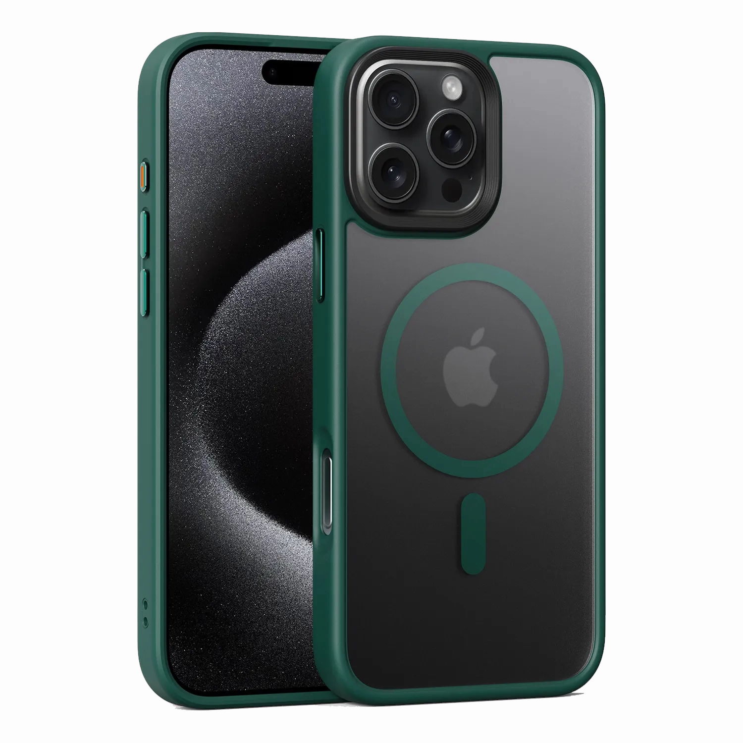 iPhone 16 Pro Max Bumper Case with MagSafe Hybrid Build Texture Comfort Padding