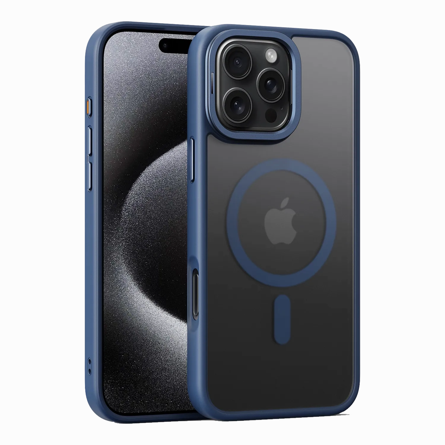 iPhone 16 Pro Max Bumper Case with Stand Minimal Pattern Premium Craft