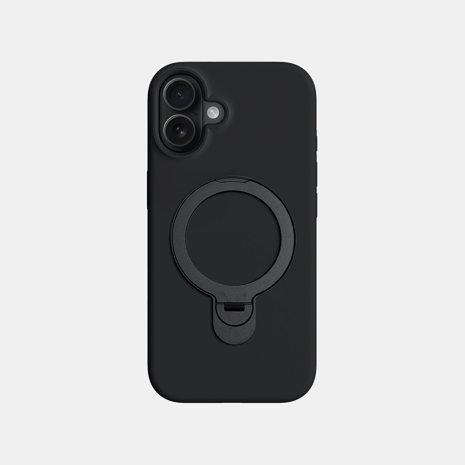 iPhone 16 Silicone Case with Stand Slim Protection Enhanced Durability