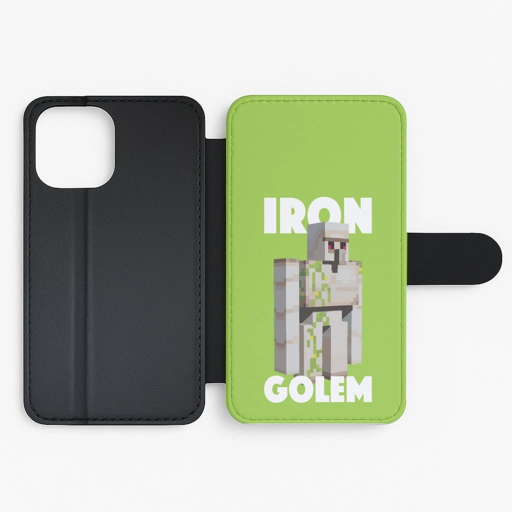 Soft Design Iron Golem Flip / Wallet Phone Case
