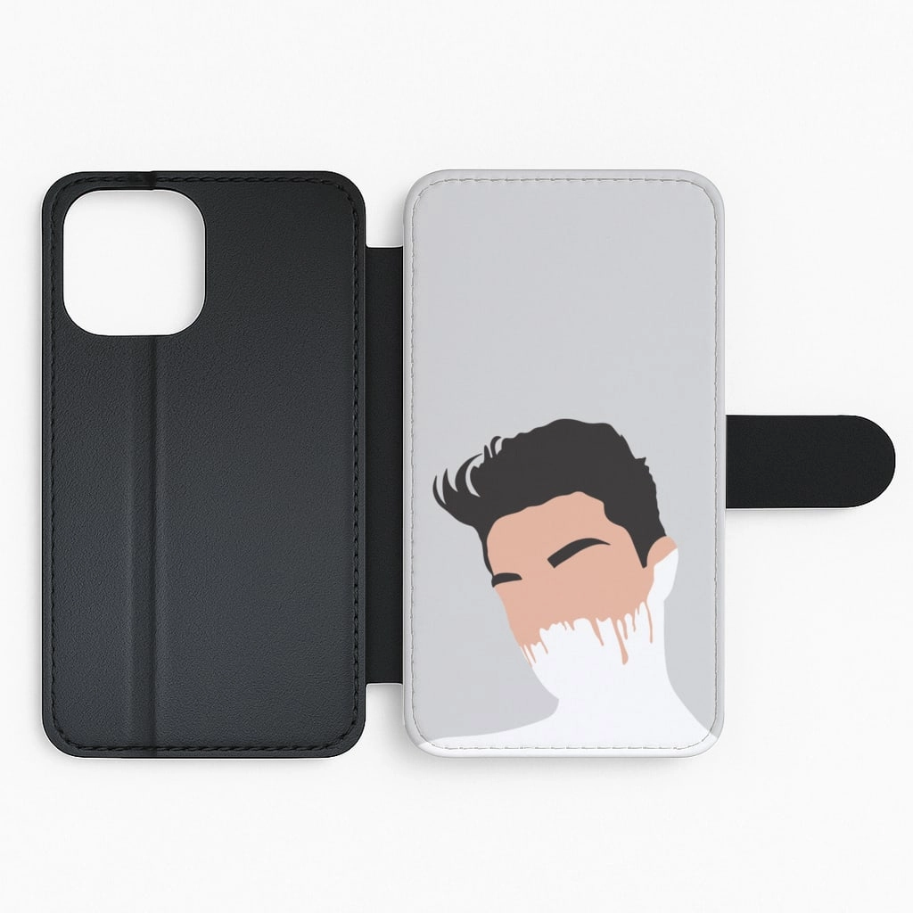 James Charles Dripping Makeup Flip / Wallet Phone Case Comfort Texture Minimal Shield