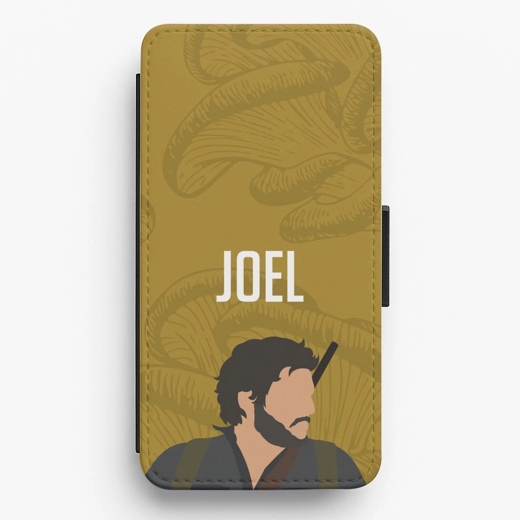 Joel Mushroom Pattern Flip / Wallet Phone Case Polished Look