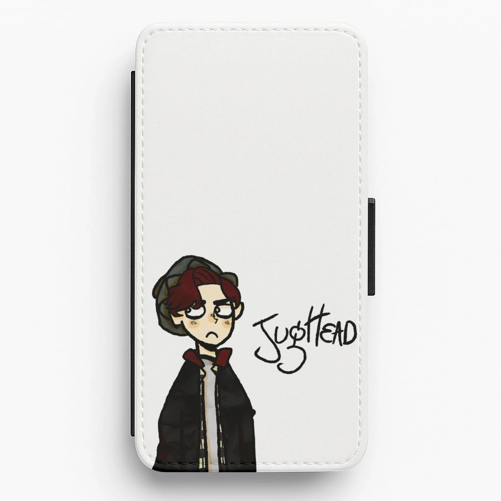 Anti Shock Jughead Cartoon - Riverdale Flip / Wallet Phone Case