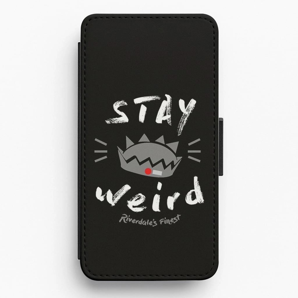 Stylish grip clean design Jughead Jones Stay Weird - Riverdale Flip / Wallet Phone Case
