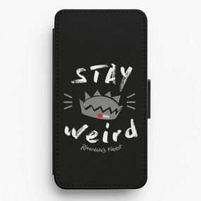 Stylish grip clean design Jughead Jones Stay Weird - Riverdale Flip / Wallet Phone Case