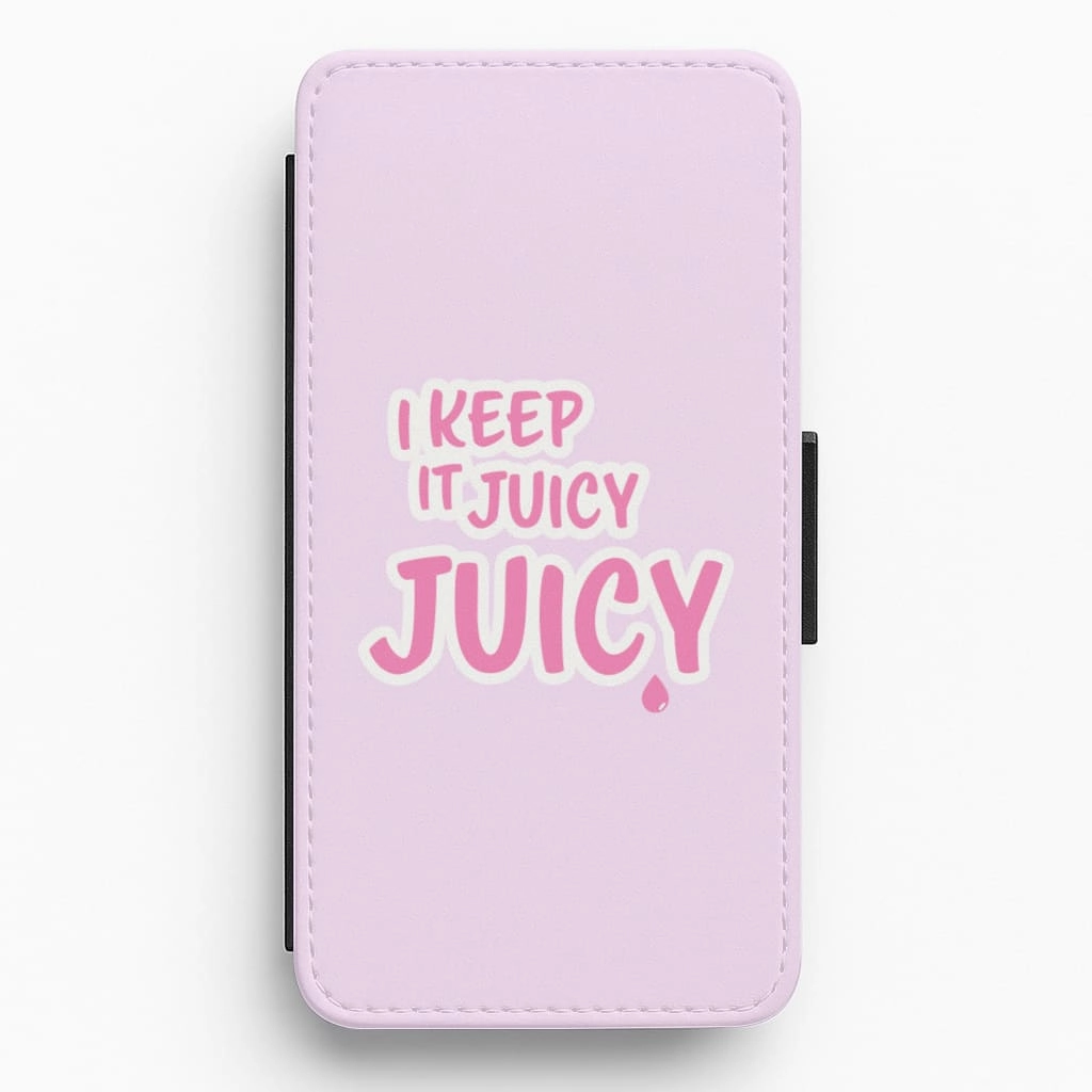 Durable Texture Build Juicy - Doja Cat Flip / Wallet Phone Case