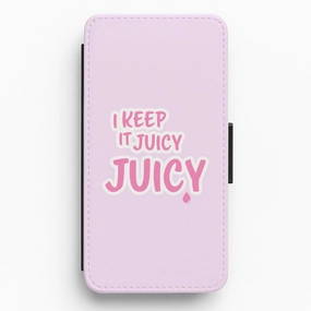 Durable Texture Build Juicy - Doja Cat Flip / Wallet Phone Case