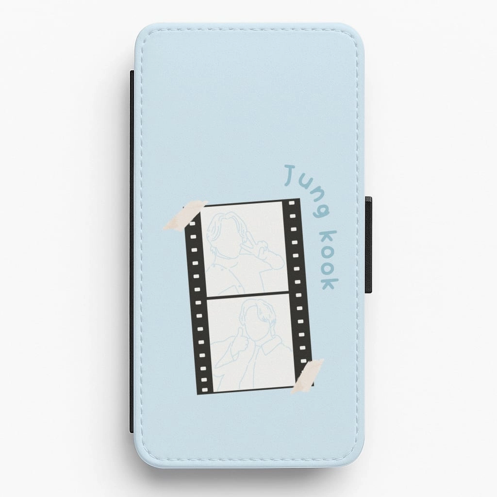 Jung Kook - K Pop Flip / Wallet Phone Case Universal Design High gloss
