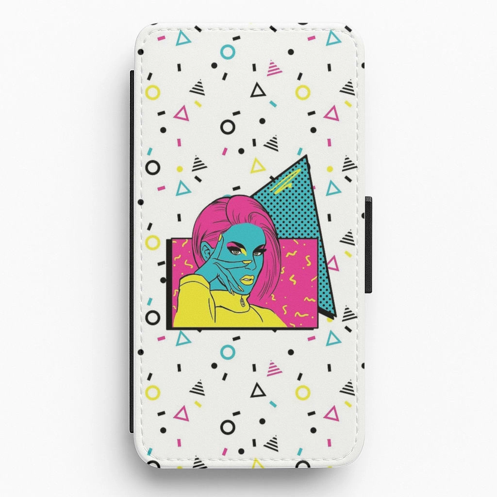 Shock Resistant Katya Zamo - Drag Queen's Drag Race Flip Wallet Phone Case