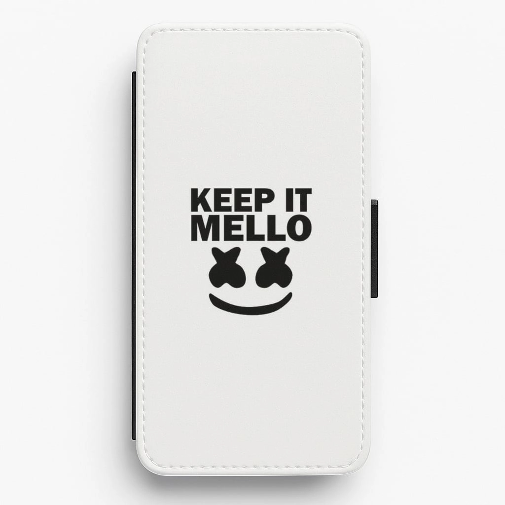 Keep It Mello - Marshmello Flip / Wallet Phone Case Scratch Block