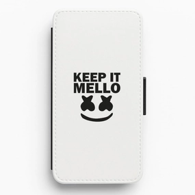 Keep It Mello - Marshmello Flip / Wallet Phone Case Scratch Block