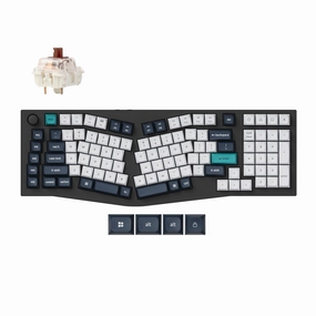 Keyboard Accessories Portable Keyboard Keychron Q13 Max (Alice Layout) QMK Wireless Custom Mechanical Keyboard