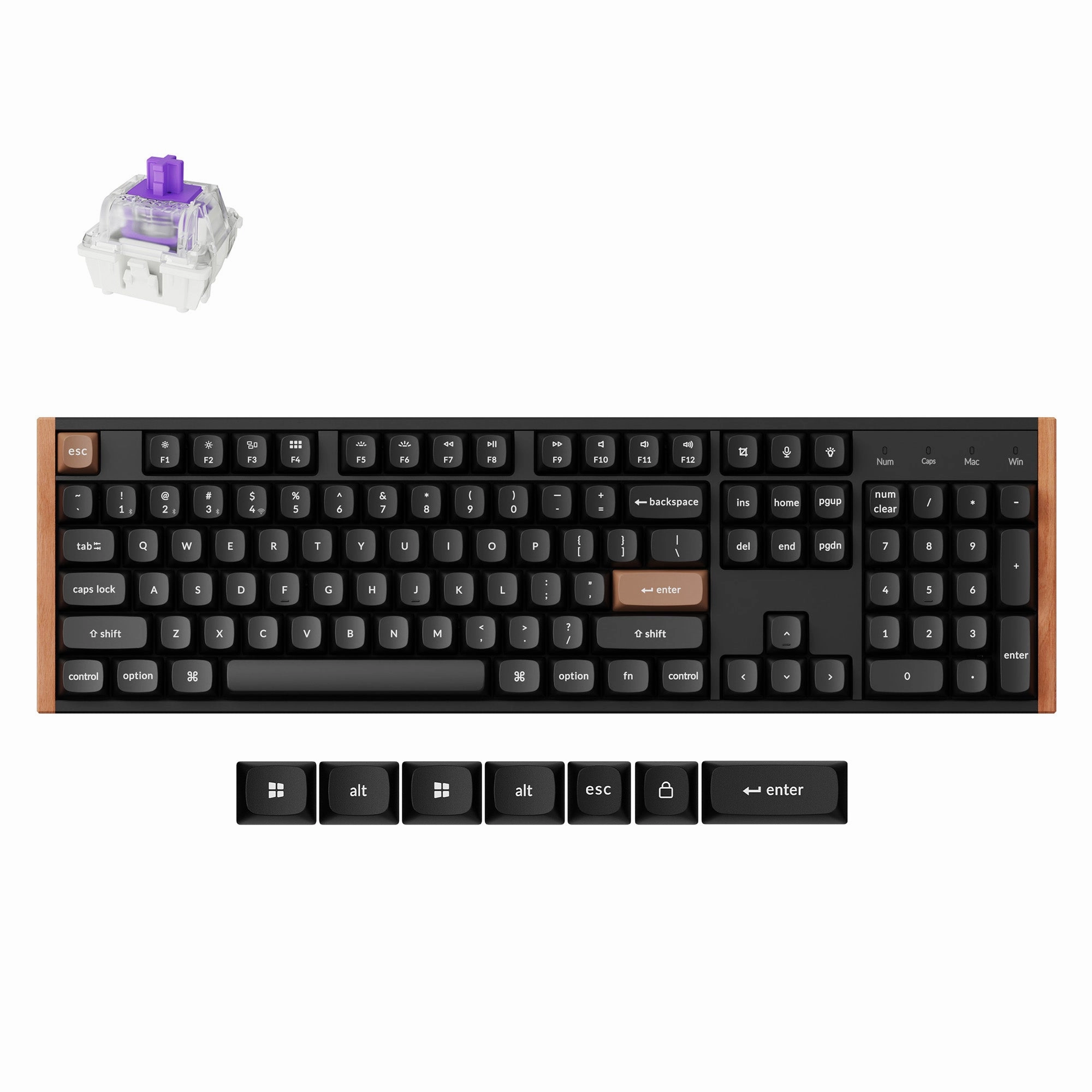 Keychron K10 HE Wireless Magnetic Switch Custom Keyboard Gaming Desk Setup