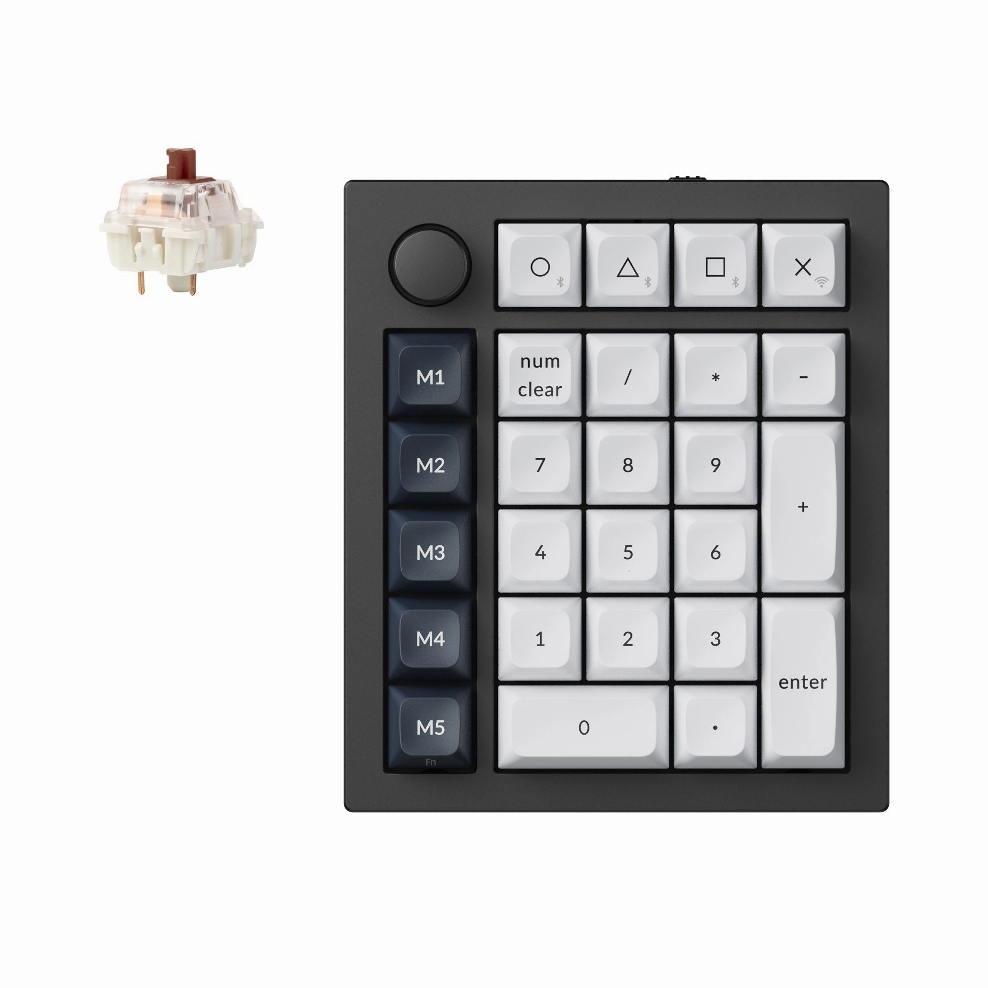 Keychron Q0 Max QMK Custom Number Pad Tactile Action Keys Office use