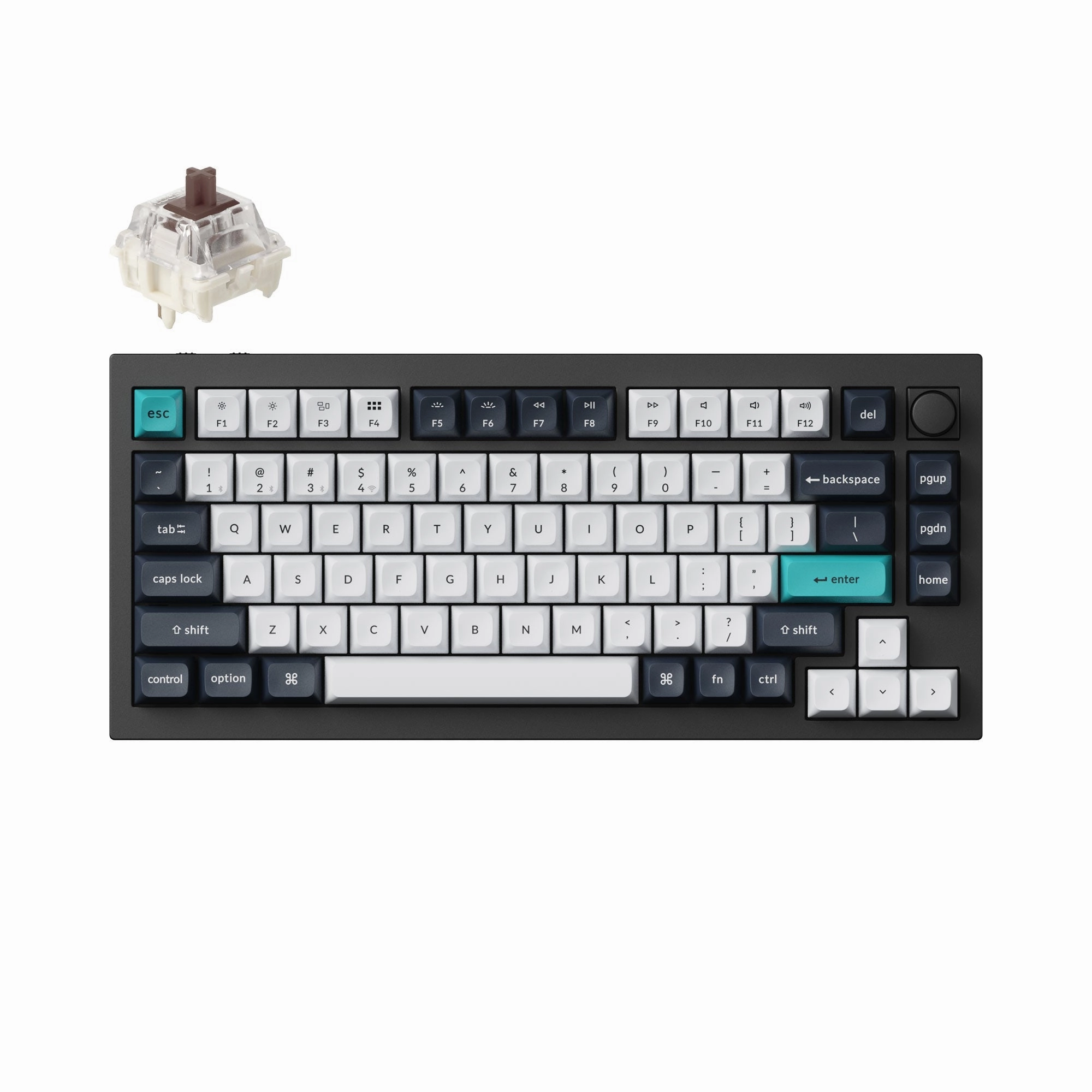 Luxury Mechanical Keyboard Keychron Q1 Max QMK/VIA Wireless Custom Mechanical Keyboard