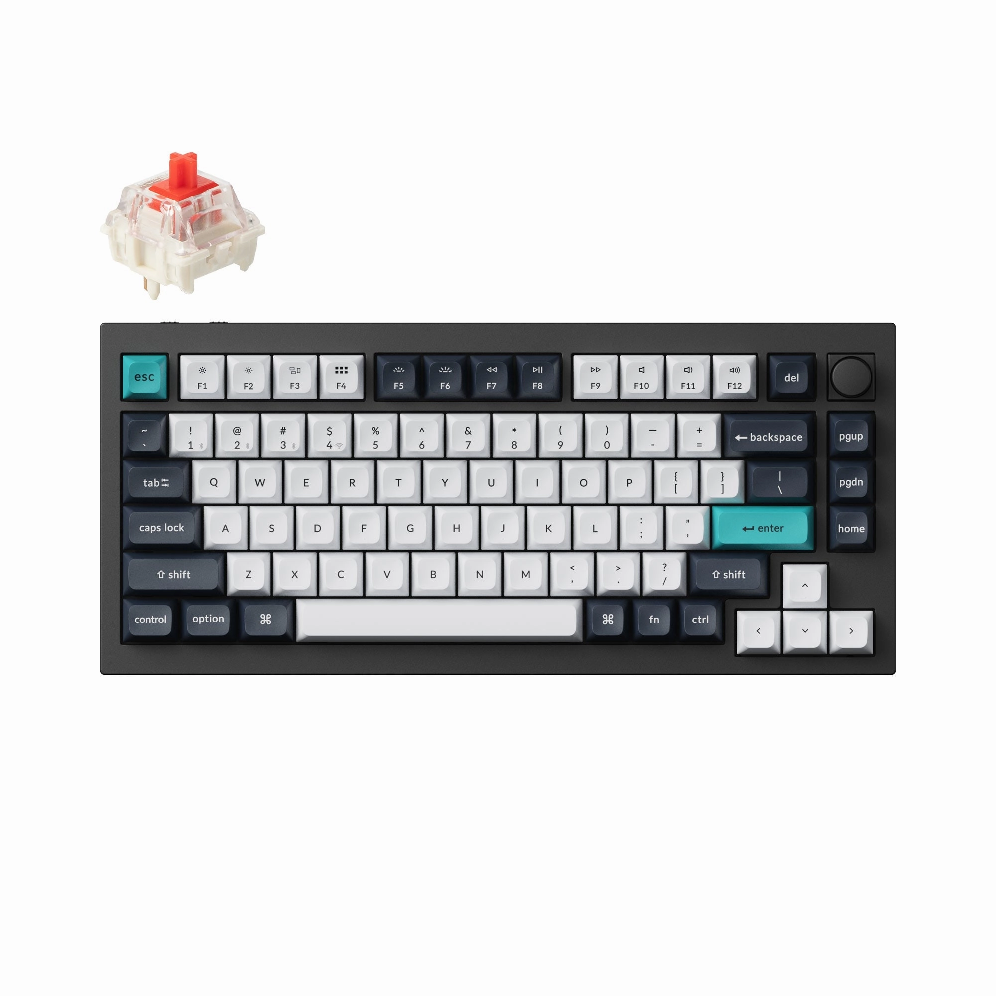 Keychron Q1 Max QMK/VIA Wireless Custom Mechanical Keyboard Keycap Durability Set