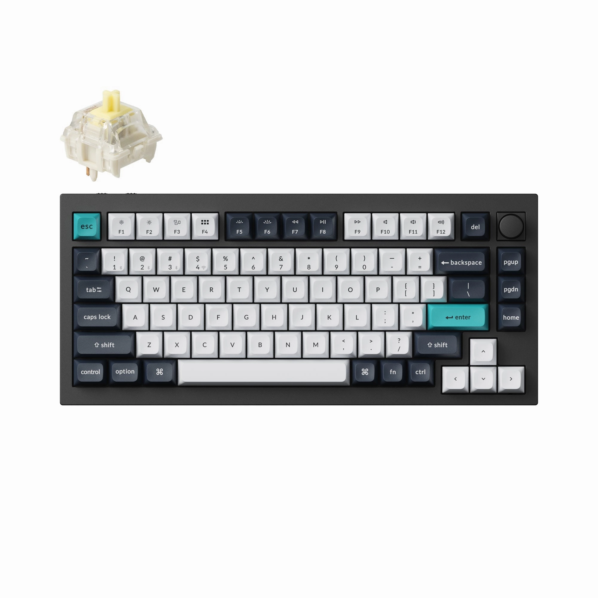 Keychron Q1 Max QMK/VIA Wireless Custom Mechanical Keyboard Gaming Tactile