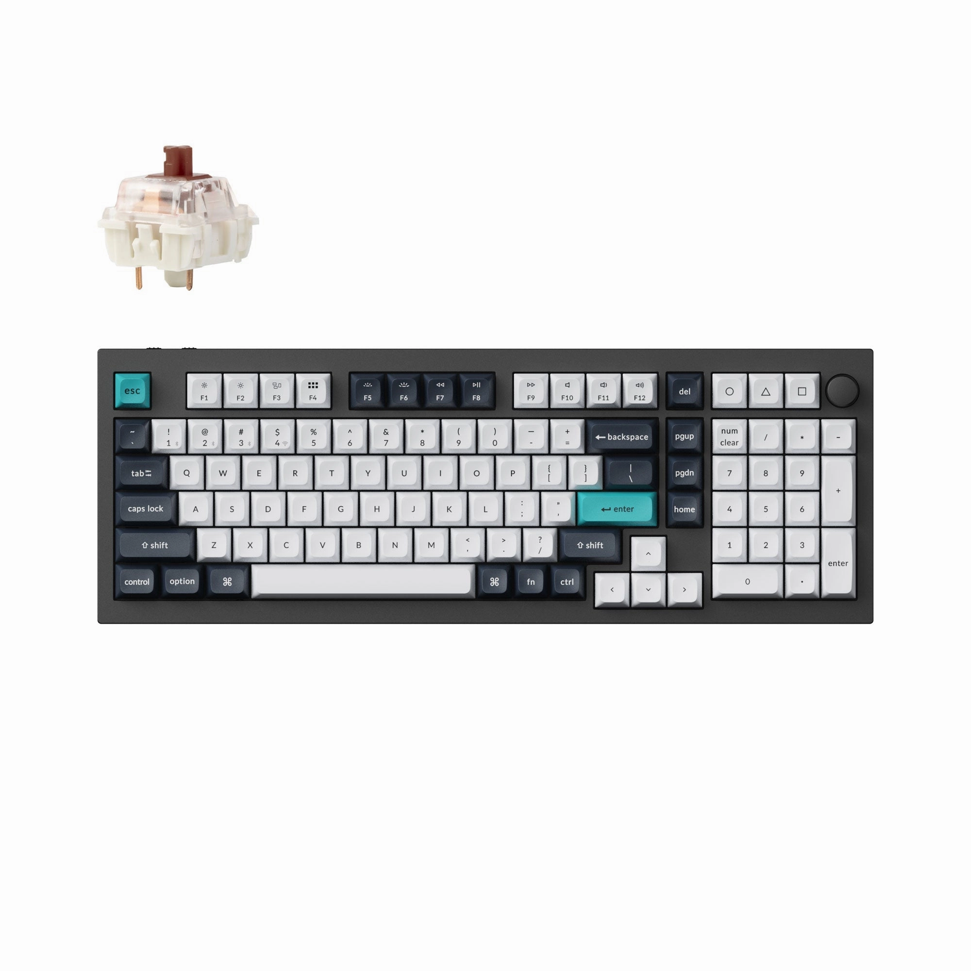Office Friendly Keyboard Keychron Q5 Max QMK/VIA Wireless Custom Mechanical Keyboard