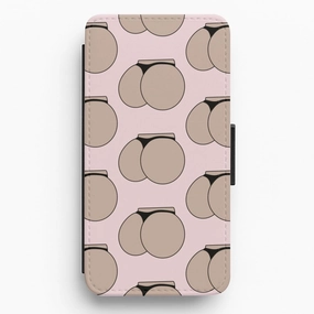 Kim K Bootay - Kim Kardashian Flip / Wallet Phone Case Matte Look Stylish Choice
