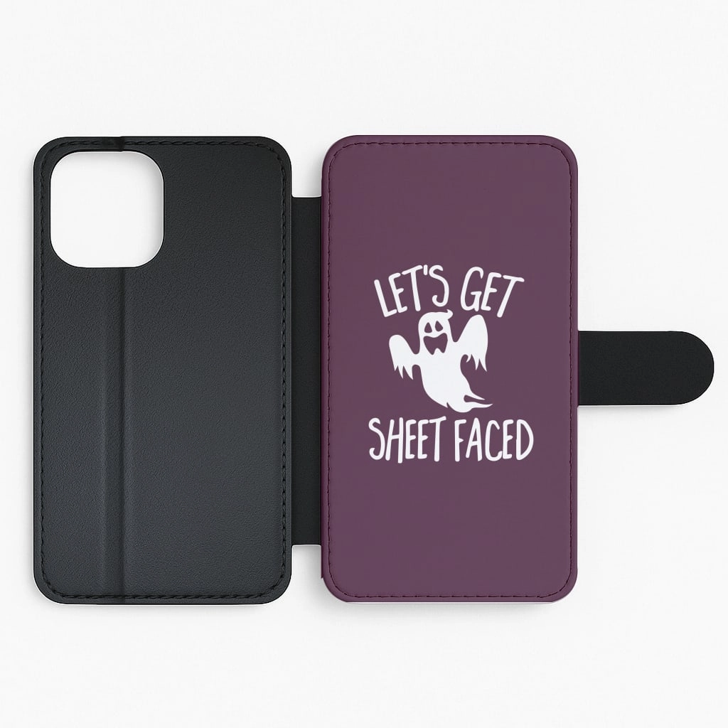 Lightweight accessory Fashion Detail Let's Get Sheet Faced Flip / Wallet Phone Case