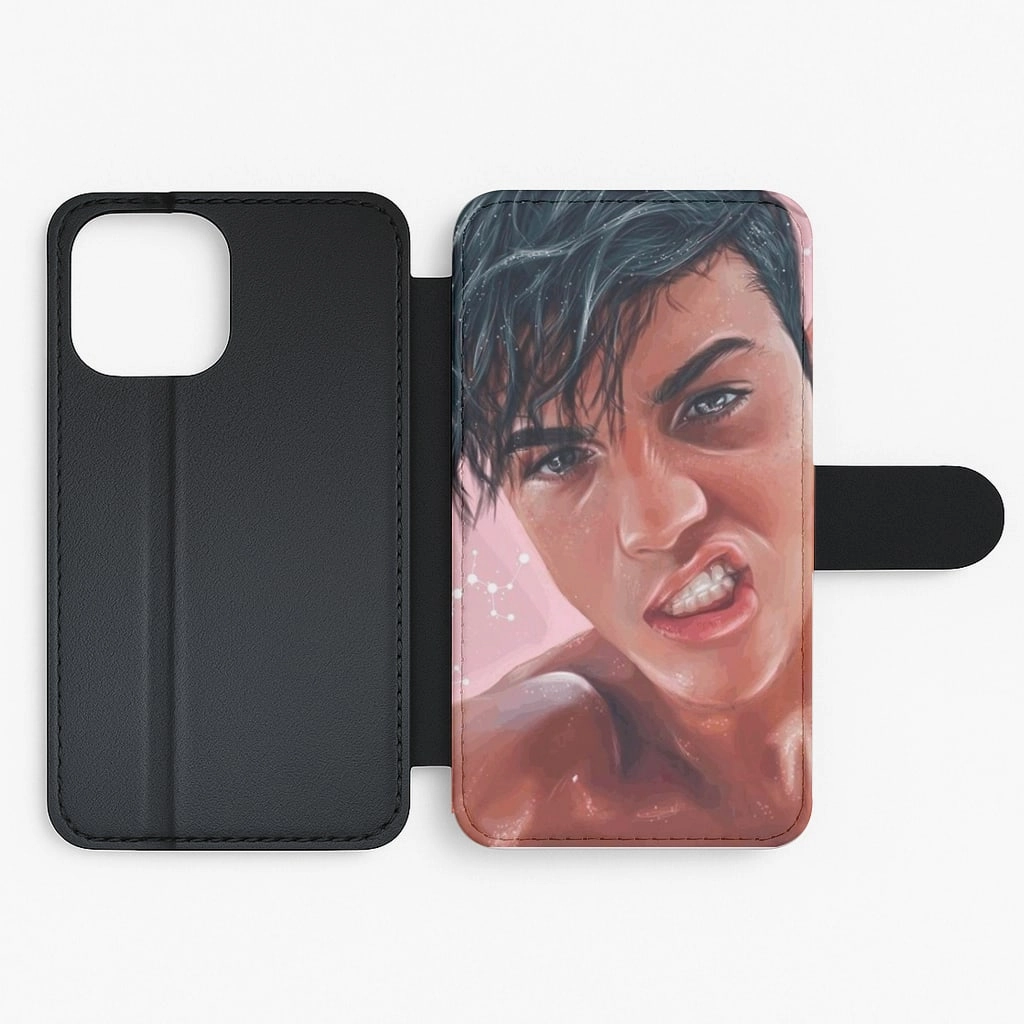 Grayson Dolan Painting - Dolan Twins Flip Wallet Phone Case Transparent Shell Ergonomic grip