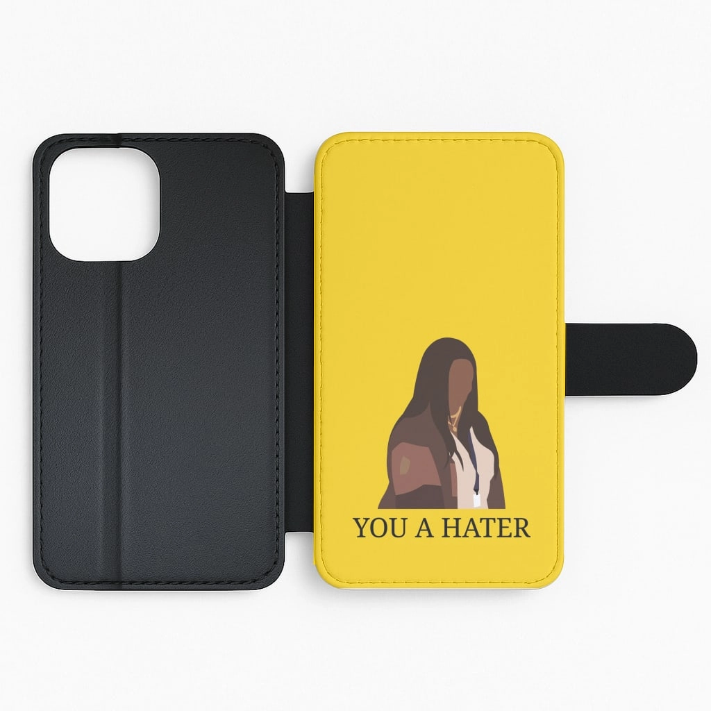 You A Hater Flip / Wallet Phone Case Cushioned Edge