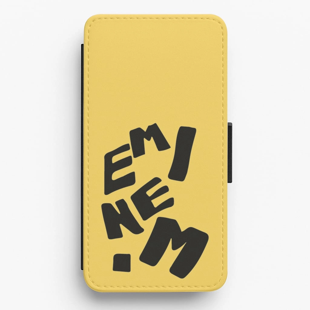 Classic Frame Text Flip / Wallet Phone Case