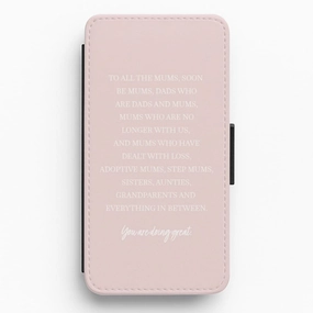 To All The Mums - Mother's Day Flip / Wallet Phone Case Stylish Form Modern Frame