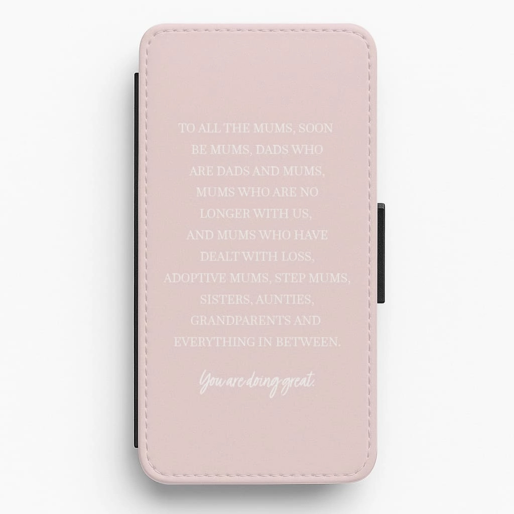 To All The Mums - Mother's Day Flip / Wallet Phone Case Stylish Form Modern Frame