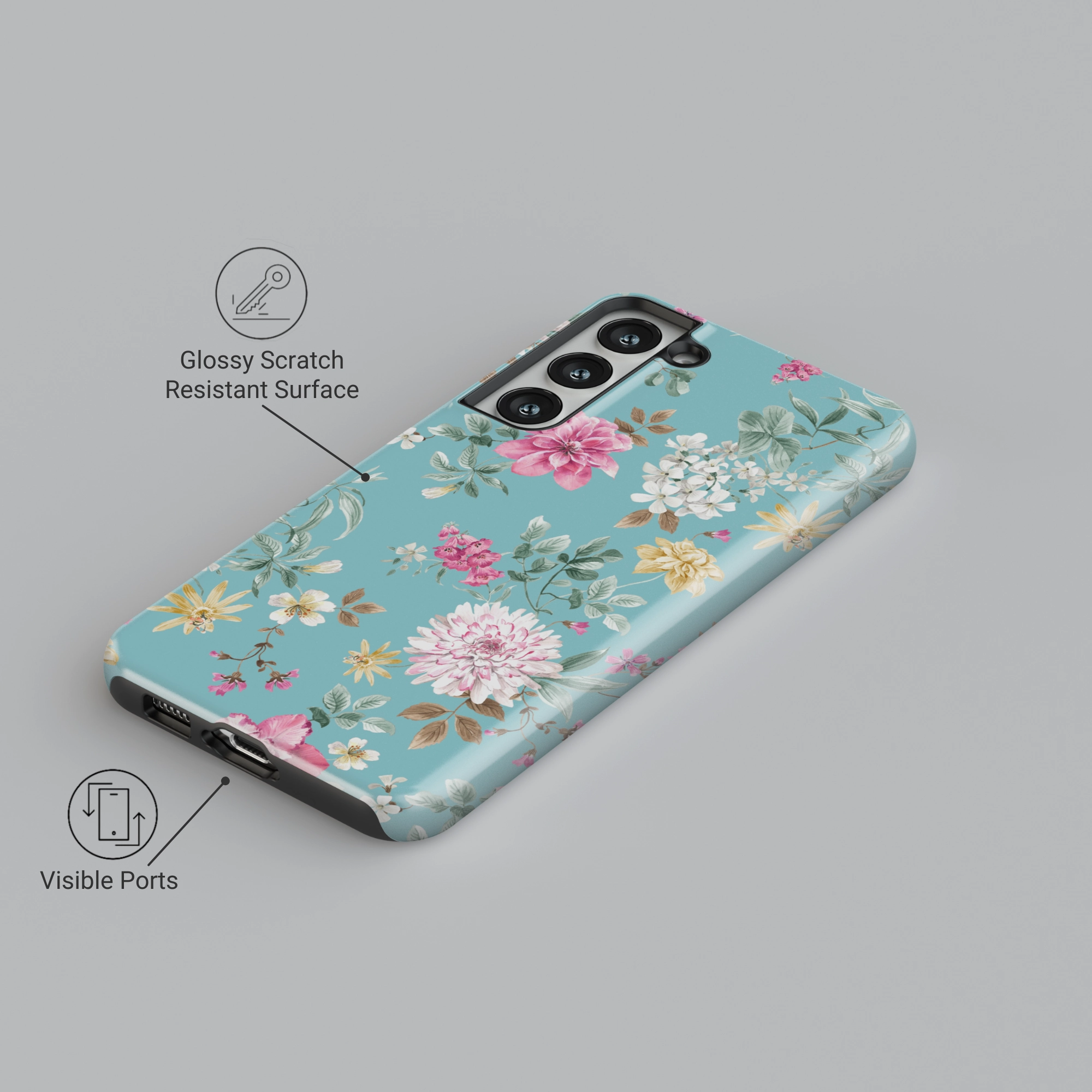 Matte Pattern Blossom Hour