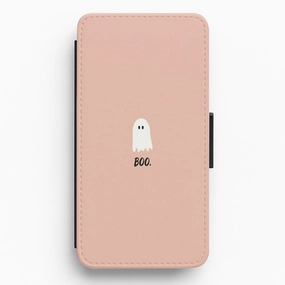 Office Accessory Boo - Ghost Halloween Flip / Wallet Phone Case
