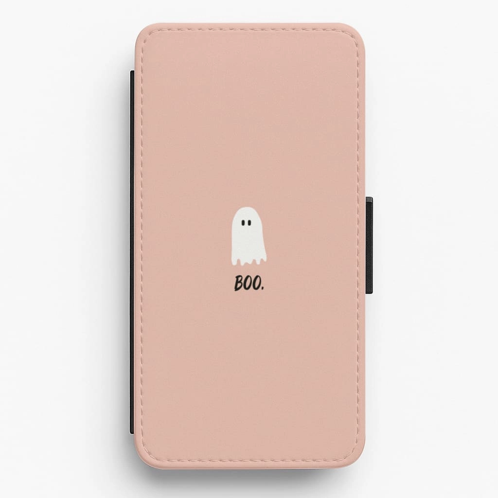 Office Accessory Boo - Ghost Halloween Flip / Wallet Phone Case