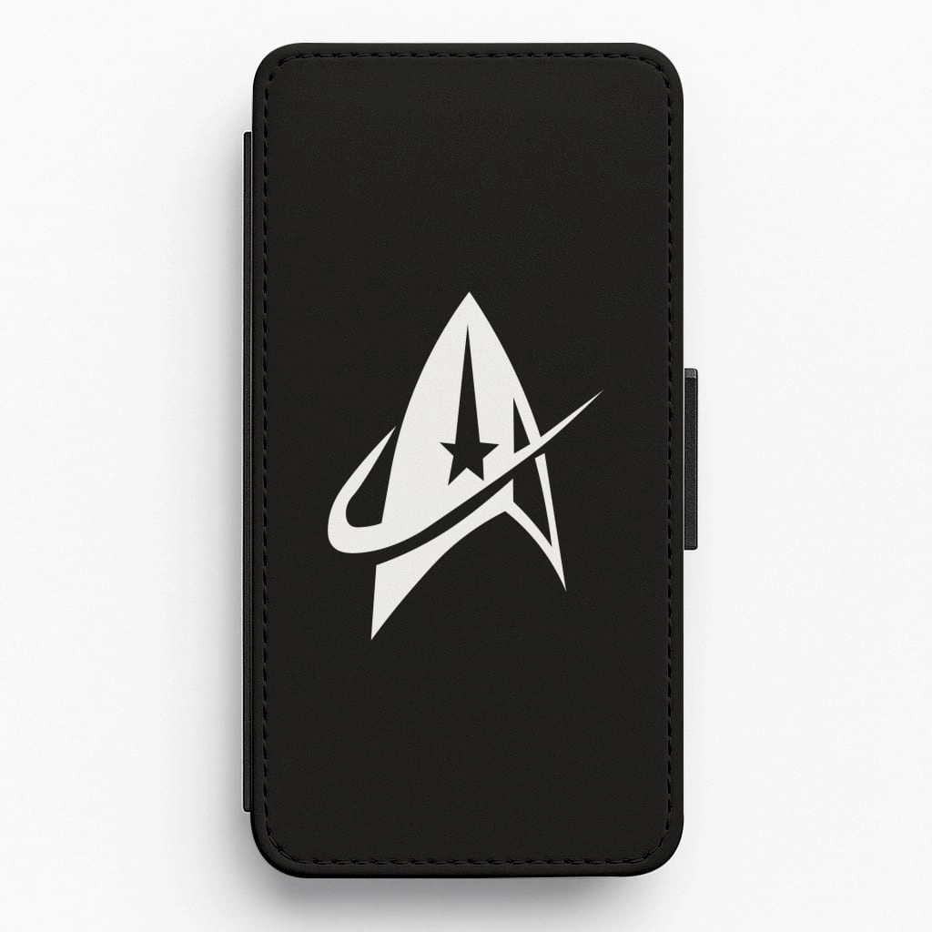 Logo Flip / Wallet Phone Case Magnetic Mount Compatible Matte Look