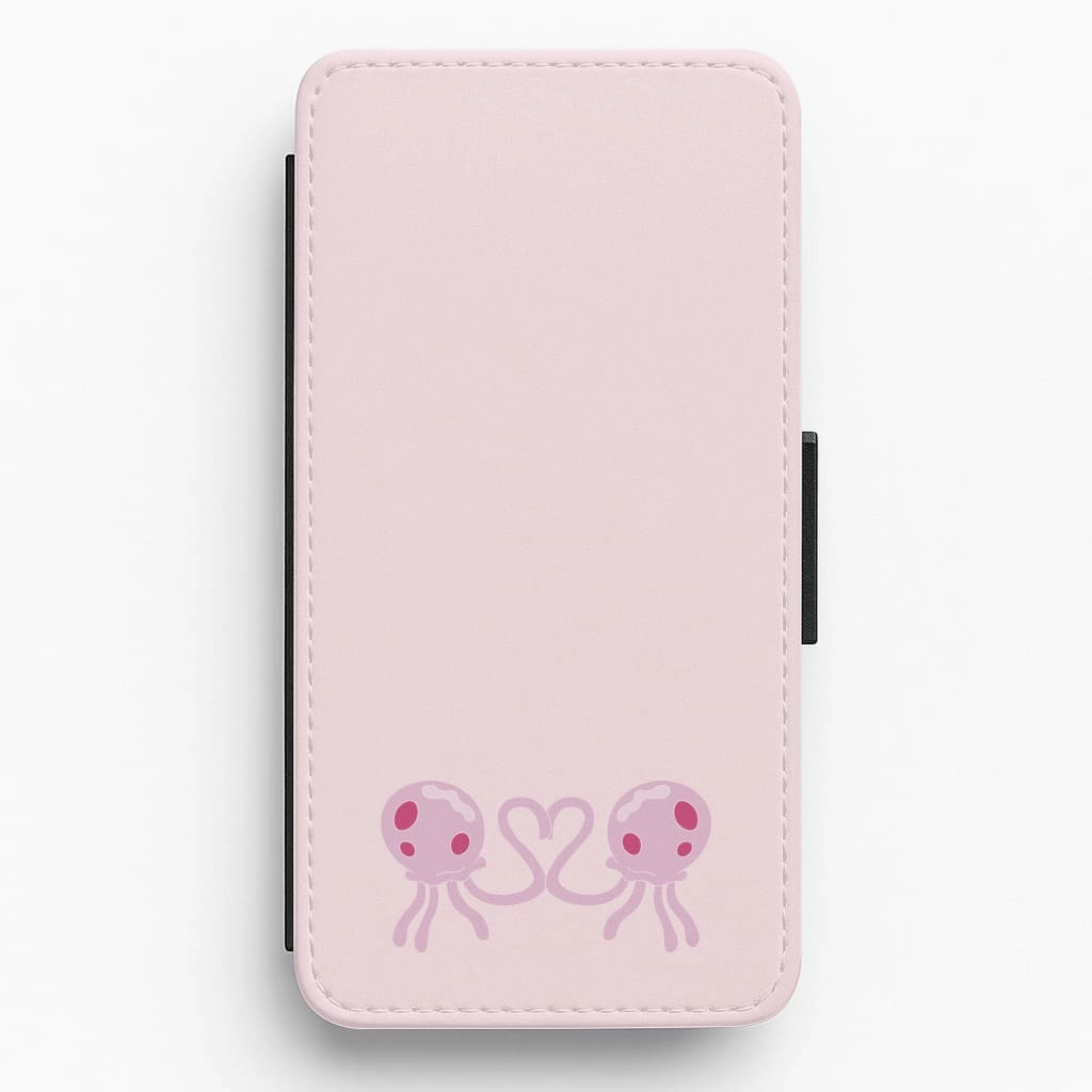 Love Heart Flip / Wallet Phone Case Subtle Touch