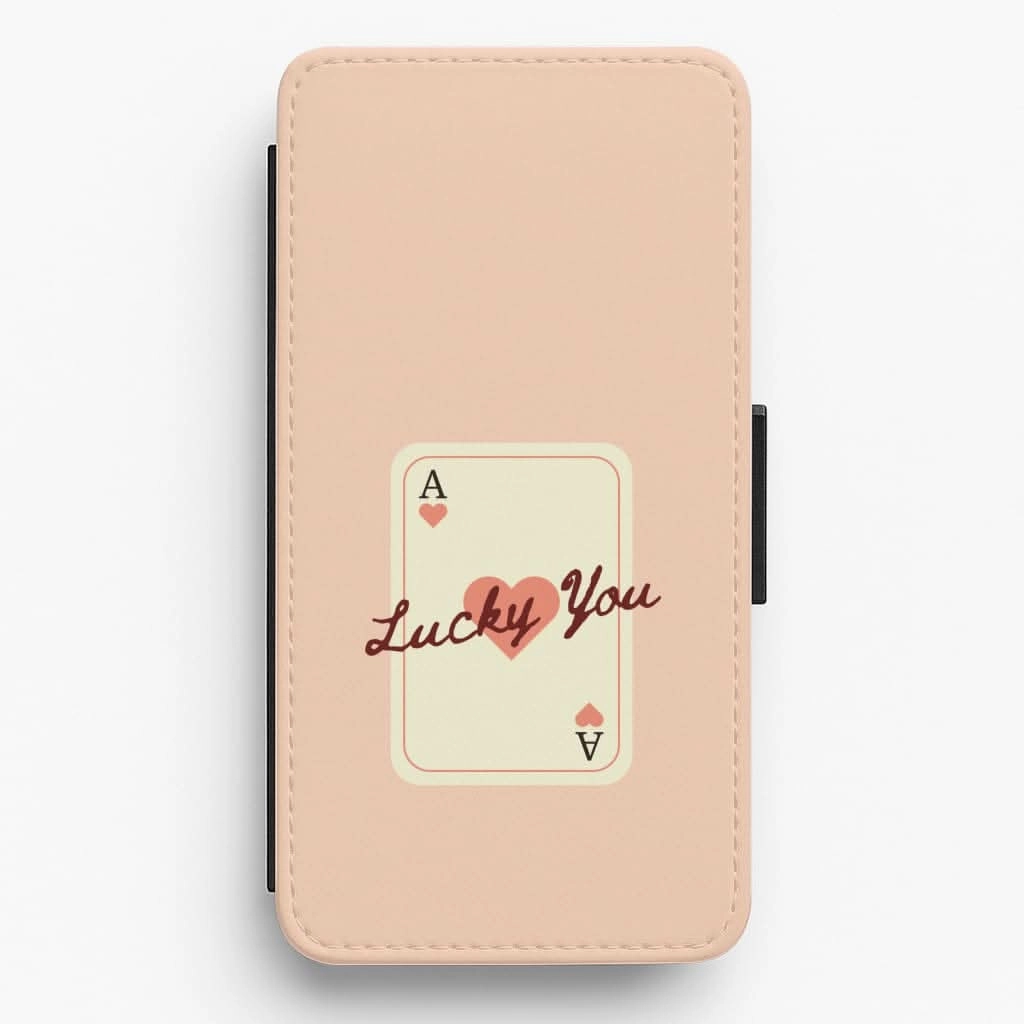 Lucky You Card Flip / Wallet Phone Case Sleek Edge